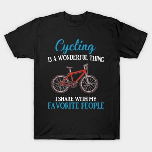 Cycling Is A Wonderful Thing T-Shirt